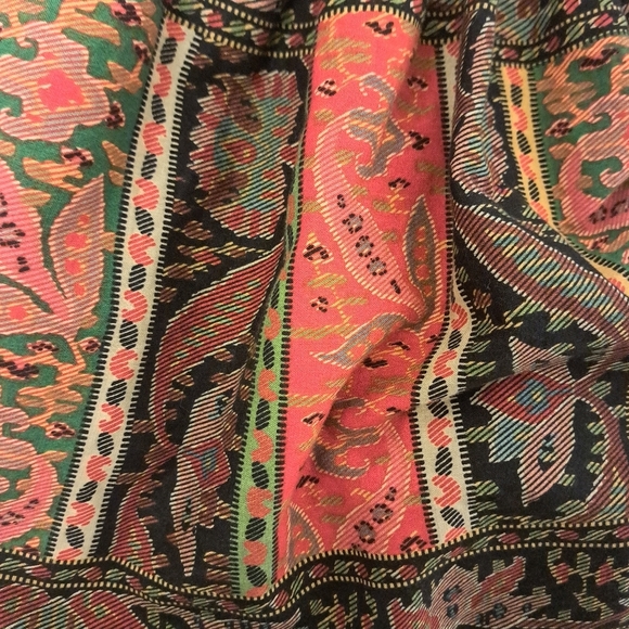 VTG Ralph Lauren Leningrad Russia KING Bedskirt Multi RUST Harvest Drop 12" USA - Picture 4 of 8